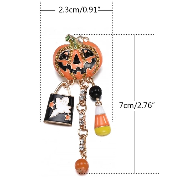 Halloween Earrings Teacher Theme NIP - Picture 4 of 4